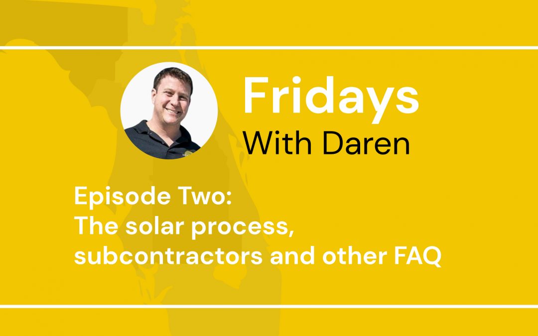 The Solar Process, Subcontractors and Other FAQ