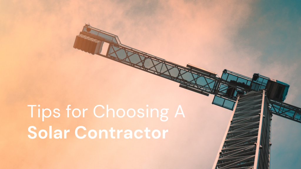 tips for choosing contractor